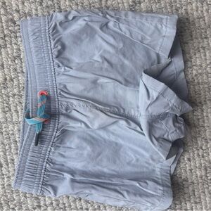 Jcrew crewcuts Pale Blue Swim Shorts with Teal & Orange Drawcord